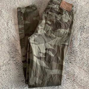 True Religion Camo Skinny Jeans